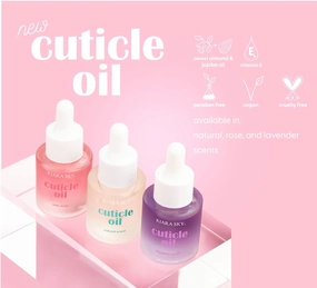 KIARA SKY Cuticle Oil - Hydrating, Nourishing & Moisturizing, Repair for Weak Damaged Nails 0.7 fl oz - Natural Scent