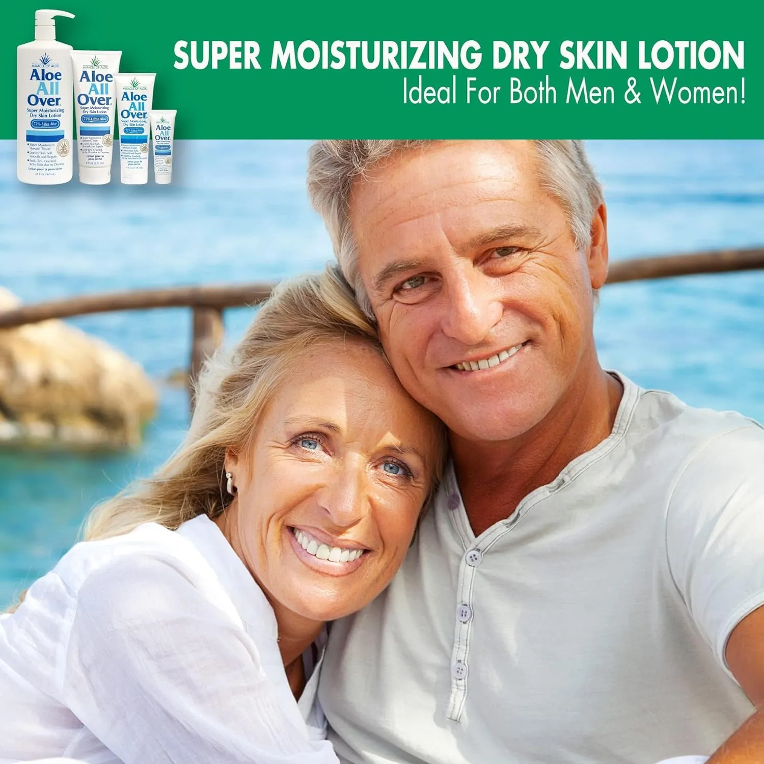 Knee & Elbow Stick 2.5 Oz   Aloe All Over Moisturizing Lotion 1 Oz Hydration Combo Pack – Heals & Hydrates Dry, Cracked Skin – Enriched with 72% UltraAloe & Essential Oils