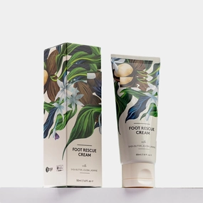 Korean Foot Rescue Cream | Moisturizes and Soothes Cracked, Calloused, Dry Feet | Enriched with Shea Butter, Jojoba & Jasmine for Soft and Supple Skin from Heel to Toe | 50 ml