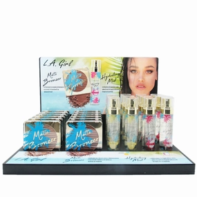 L.A. Girl Matte Bronzer And Hydrating Mist - Wholesale Display 24 Units (GPD434)