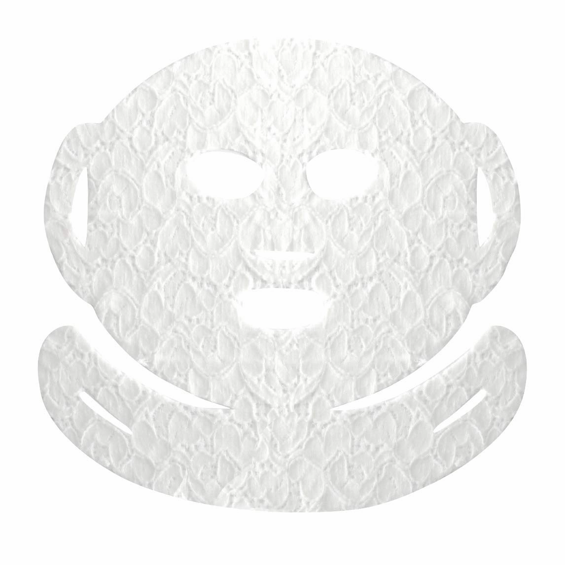 LACE YOUR FACE Patented Compression Facial Mask, AS SEEN ON SHARK TANK, Reusable Biodegradable Cotton Anti Aging Skin Care, Hydrating Rose Water, 4 pack