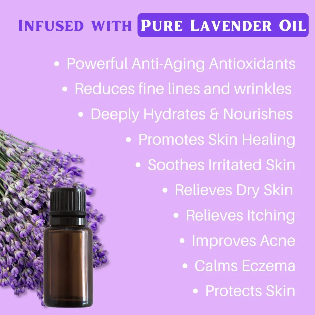 Lavender & Jojoba Soothing Body Wash | Calming Sulfate-Free Shower Gel for Soft, Hydrated & Healthy Skin | Moisturizing & Gentle for Normal & Sensitive Skin | 16 oz