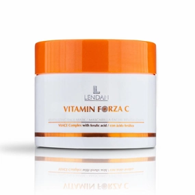 Lendan - Revitalizing Facial Mask Vitamin Forza C - 200 ml - Exfoliating and Hydrating Formula - Helps Improve Skin Texture - Helps Promote a Radiant Appearance - With AHA and Aloe Vera