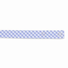 Light Blue Gingham - Lanyard