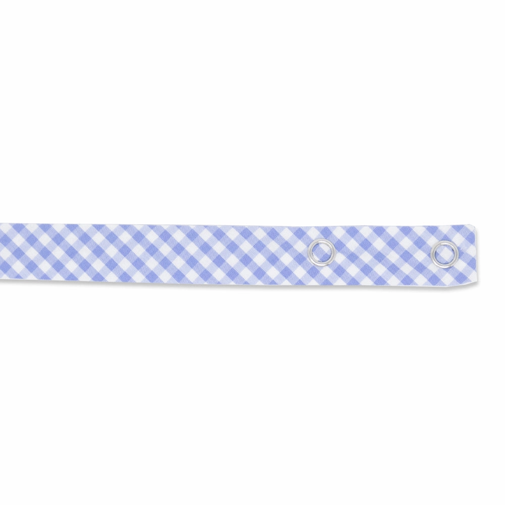 Light Blue Gingham - Lanyard