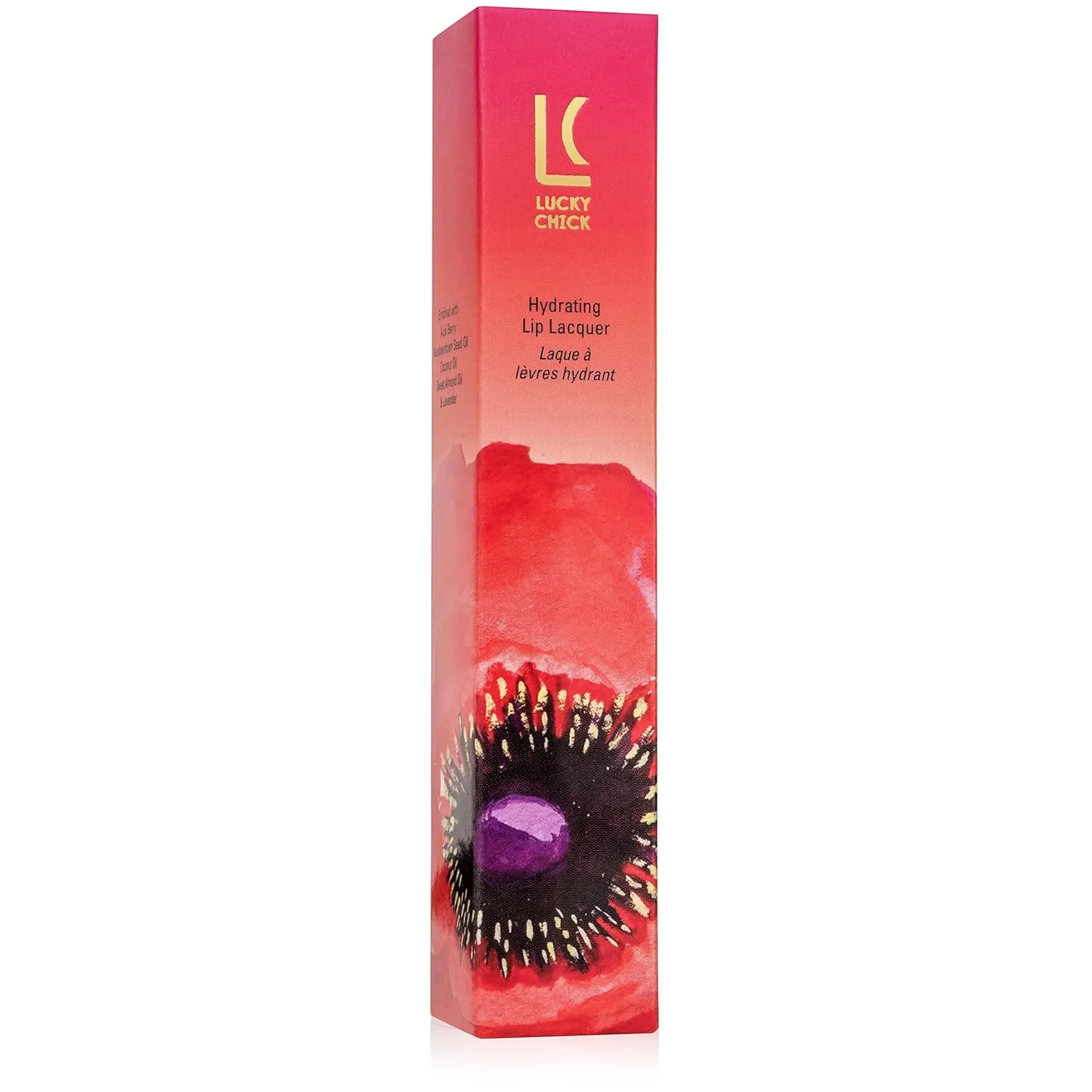 Liquid Lip Gloss - Fierce, Deep Purple - Natural Moisturizing Ingredients for All Day Wear - Paraben-Free, Cruelty-Free, Vegan Formula - Hydrating Highly-Pigmented Shine Lip Makeup