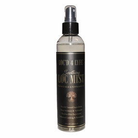 LOC'D 4 LYFE Rice Milk & Peppermint Oil Loc Mist 8oz – Refreshing Hydration Spray for Dry Scalp | Promotes Hair Growth, Soothes Irritation & Combats Frizz