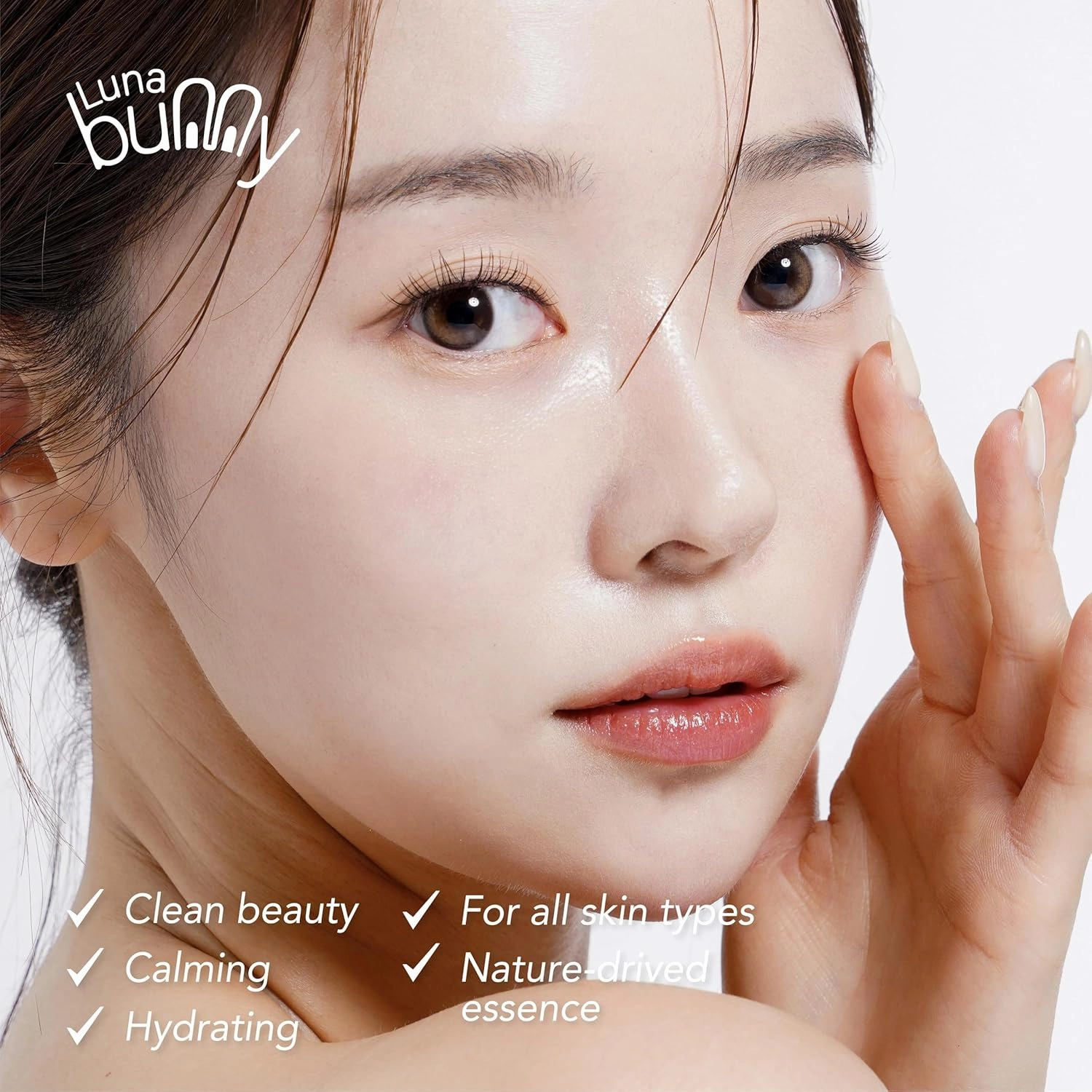 Luna Bunny 24PK Facial Sheet Mask, Brightening, Nourishing & Hydrating Korean Skincare for Self Care, Home Spa with Aloe, Coconut, Vitamin & Hyaluronic (Aloe Vera)