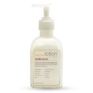 Luxe Beauty Non Greasy & Hyaluronic Acid Moisturizer for Face, Neck & Hands – Anti Aging Body Lotion & Non Toxic Body Lotion - Vanilla Body Lotion w/Silicone-Free, Organic & Plant-Based Ingredients