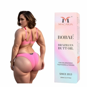 MACARIA Bobae Brazilian Bum Oil For Enlargement Enhancement Bum Butt Cream Gel