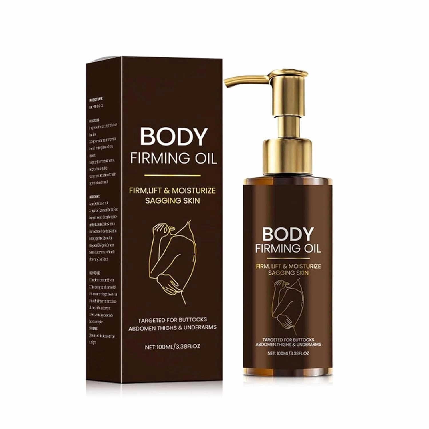 Magic Body Firming Oil, Magic Body Oil Skin Tightening, Collagen Lifting Serum, Massage Oils for Wrinkles, Hydrating and Firming Skin for Full (1pc)