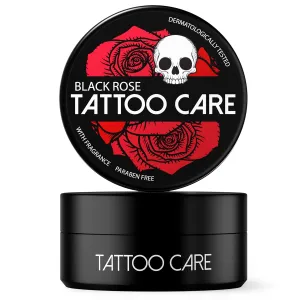 Makra Black Rose – Aftercare & Brightener Ointment - for New & Older Tattoos – Protects and Deeply Moisturizes – Enhances Colors, Prevents Fading, Brings Back Shine - 1.2 Oz/35 g