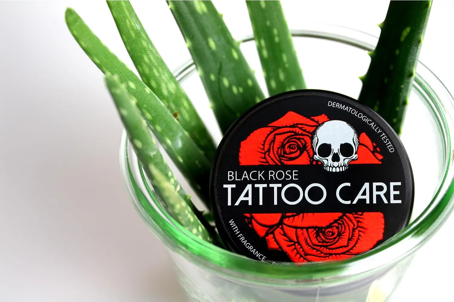 Makra Black Rose – Aftercare & Brightener Ointment - for New & Older Tattoos – Protects and Deeply Moisturizes – Enhances Colors, Prevents Fading, Brings Back Shine - 1.2 Oz/35 g
