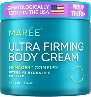 MAREE Moisturizer Body Cream - Body Moisturizer Face Cream with Hyaluronic Acid & Collagen - For Extremely Dry Skin for Women & Men - Crema Hidratante Para El Cuerpo Skin Care Moisturizing - 6.4 Fl Oz