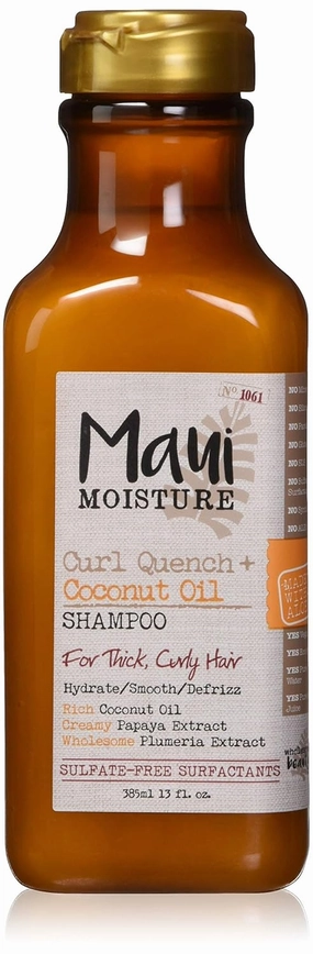 Maui Moisture Maui Moisture Curl Quench   Coconut Oil Curl-defining Anti-frizz Shampoo 13.0 fluid_ounces (Pack of 4)