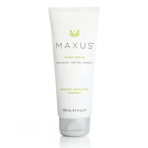 Maxus Hand Cream, Vegan Moisturizing Cream with Jojoba Oil and Palmarosa, Hydrates Dry Hands, Supports Skin Elasticity, 1.7 oz