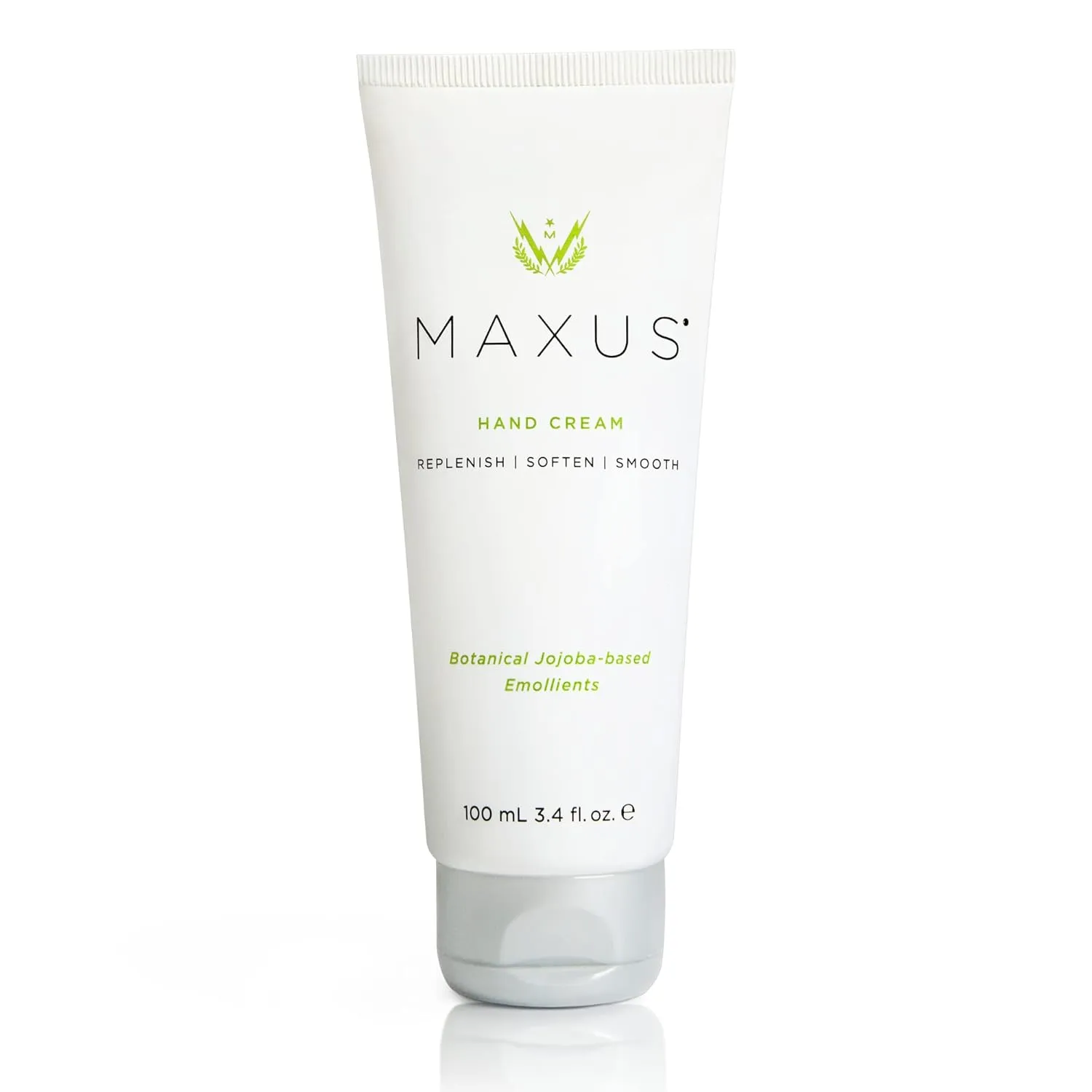 Maxus Hand Cream, Vegan Moisturizing Cream with Jojoba Oil and Palmarosa, Hydrates Dry Hands, Supports Skin Elasticity, 1.7 oz
