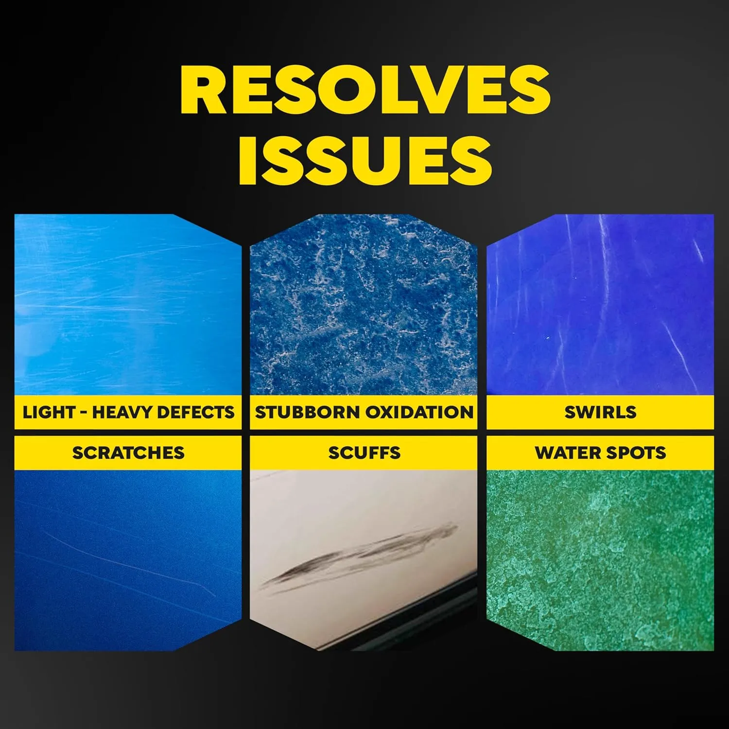 Meguiar's M6732 Marine/RV One Step Compound, Remove Oxidation, Stains, Scratches, and Water Spots, Restore The Color and Shine of Fiberglass Gel Coat Finishes, 32 Oz Bottle