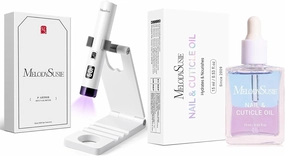 MelodySusie Handheld UV Light for Gel Nails with Stand MelodySusie 15ML Cuticle Oil