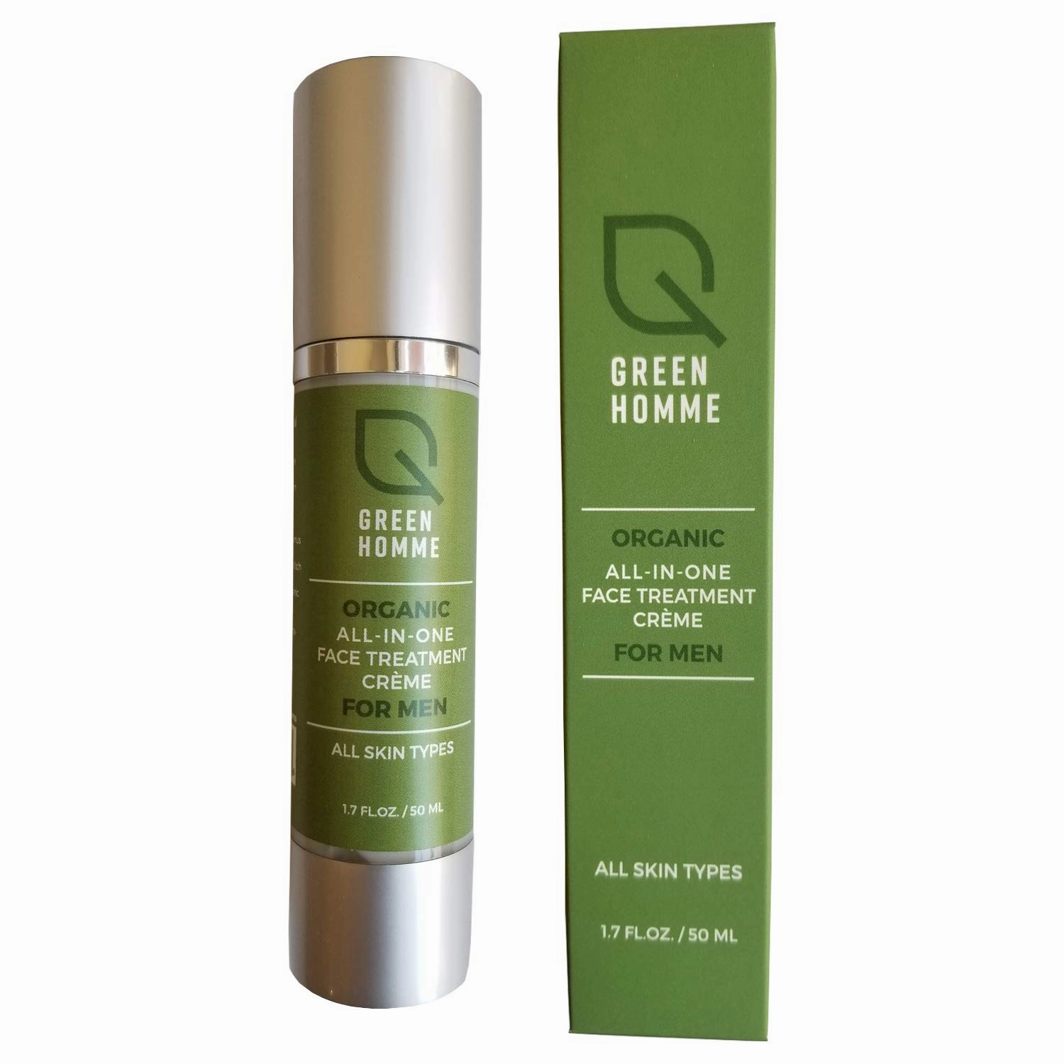Men's Moisturizing Anti-Aging Cream - Organic & Natural Ingredients - Free of Fragrance - All Skin Types - Dry, Oily & Sensitive Skin - Made in the USA