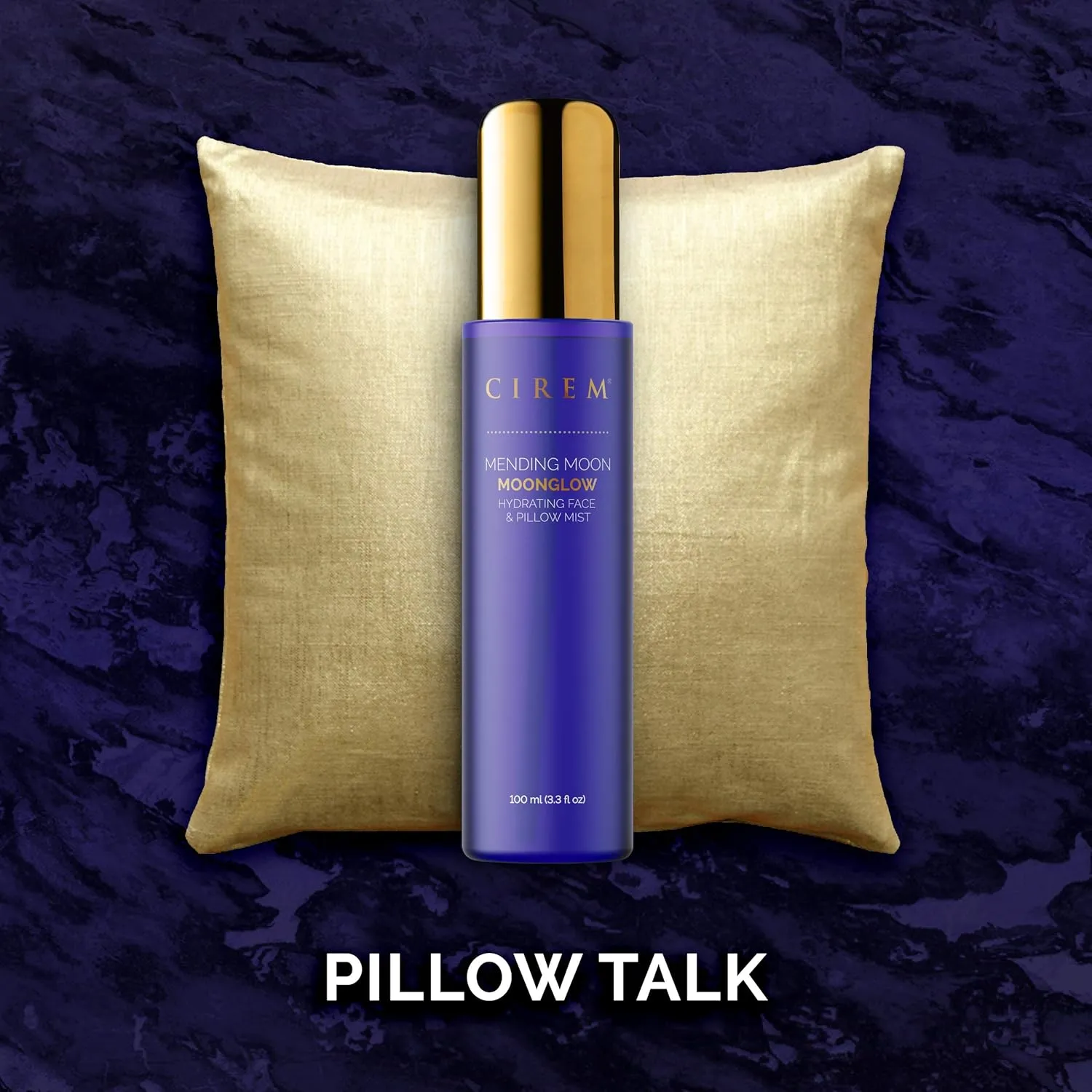Mending Moon Moonglow Hydrating and Corrective Night Face Mist and Toner with Cucumber, Aloe, Rose, Lavender, Chamomile, and Tripeptide 5