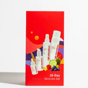 menorah skincare - Daily Skincare Set（free gift-skincare headband) , 4 steps skincare routine, with Gentle Cleansing Mousse, Hydrating Spray, Smart Dual Serum, Milky Hydrating Cream, for Women and Men