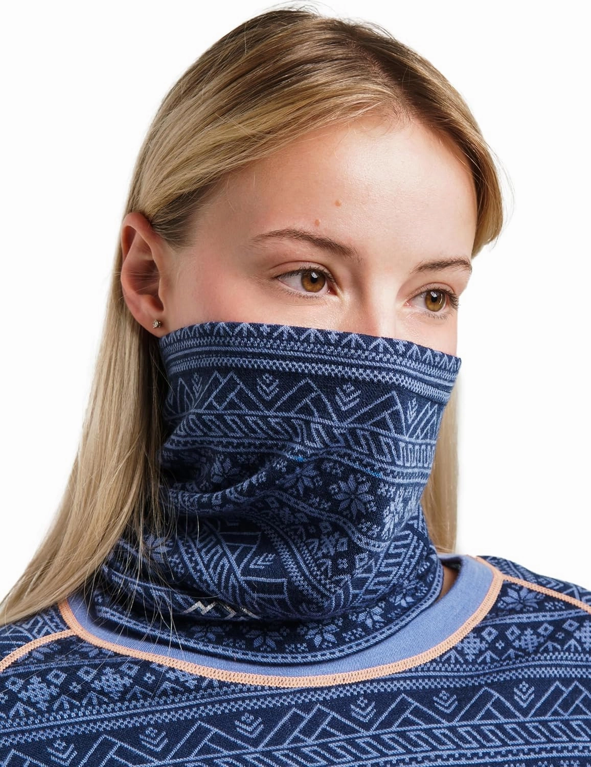Merino.tech Merino Wool Ski Neck Gaiter - Face Mask Neck Warmer for Men & Women