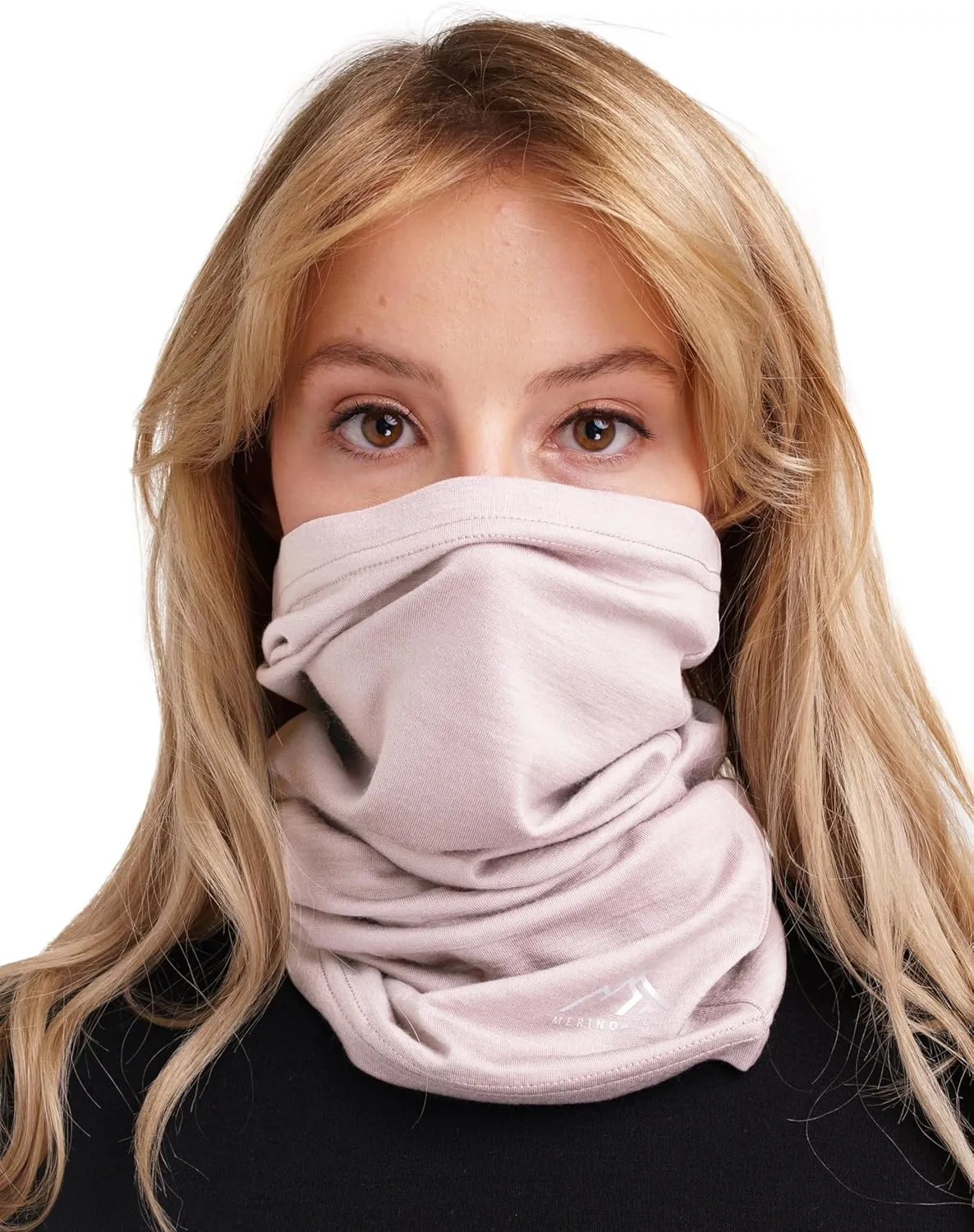 Merino.tech Merino Wool Ski Neck Gaiter - Face Mask Neck Warmer for Men & Women
