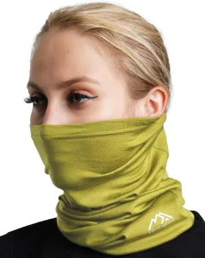 Merino.tech Merino Wool Ski Neck Gaiter - Face Mask Neck Warmer for Men & Women