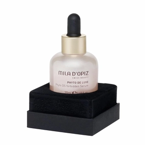 Mila d'Opiz Phyto De Luxe DS Forbidden Serum -Skin Firming Face Serum for Women and Men - Anti Aging Serum with Active Gold, Silk Extracts - 0.68 oz