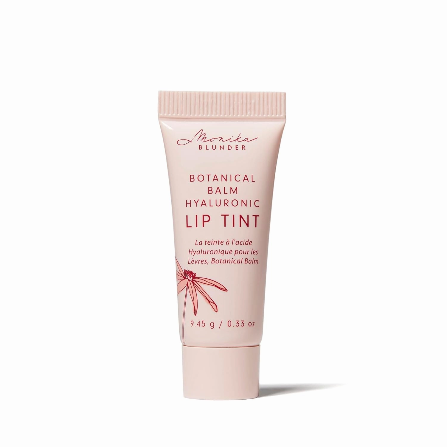 Monika Blunder Beauty - Botanical Balm Hyaluronic Lip Tint (Sommer) - Red - Hydrating Lip Tint, Clean Beauty, Cruelty-Free, Vegan, Non-Toxic, Moisturizing Lip Color, Lightweight Formula