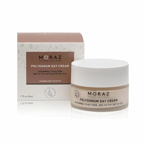 Moraz Herbal Day Cream for Normal to Oily Skin — Paraben-Free Hydro Boost & Collagen Boost Anti-Aging Face Cream for Women with 75% Polygonum Extract & Jojoba Oil — Vitamin E Cream, 1.7 Fl Oz