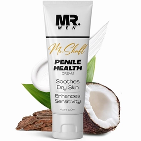 Mr.Men Penile Cream for Dry and Sensitive Skin – Hydrating Moisturizer for Men’s Intimate Area – Supports Foreskin Restoration – Fragrance-Free Formula – 4oz