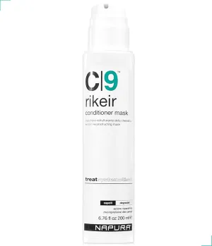 NAPURA C9 Deep Conditioning Hair Mask for Damaged Dry Hair with Jojoba and Avocado Oil (6.76 fl oz) - Sulfate and Paraben Free Protein Hair Repair Conditioner Treatment