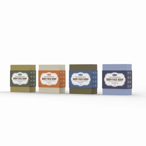 Natural Soap Bar – Cold Process Handmade Soap for Face & Body Wash, Moisturizing & Cleansing with Tea Tree & Coconut Oil, Shea Butter, Jojoba & Honey, Gift Set for Men & Women, 4 Pack 16.8 Oz