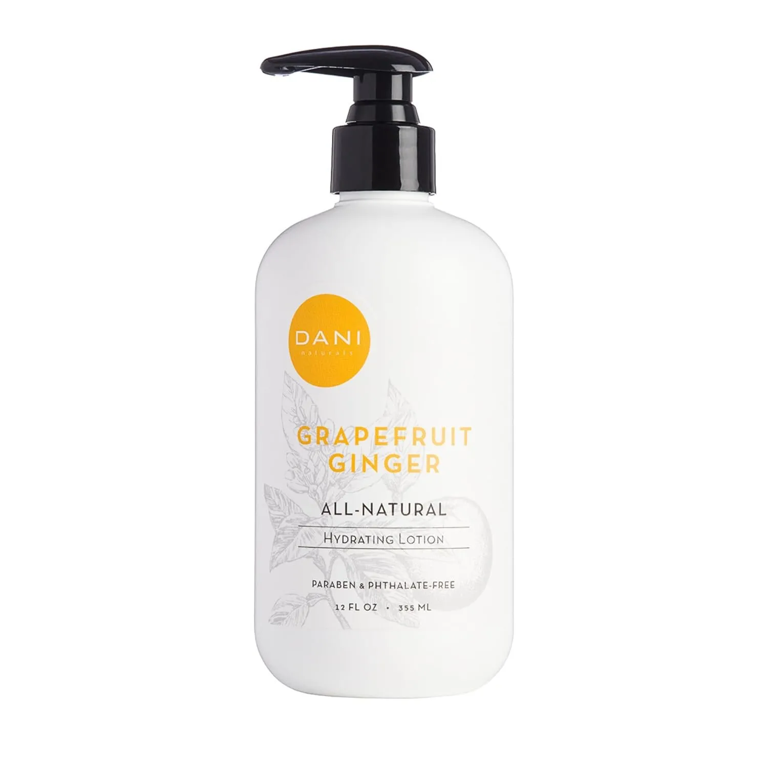 Naturals Hand & Body Lotion - Grapefruit Ginger, Hydrating Lotion with Aloe Vera, Vitamin E & Shea Butter, Moisturizing for All Skin Types, Paraben-Free, 12 Oz
