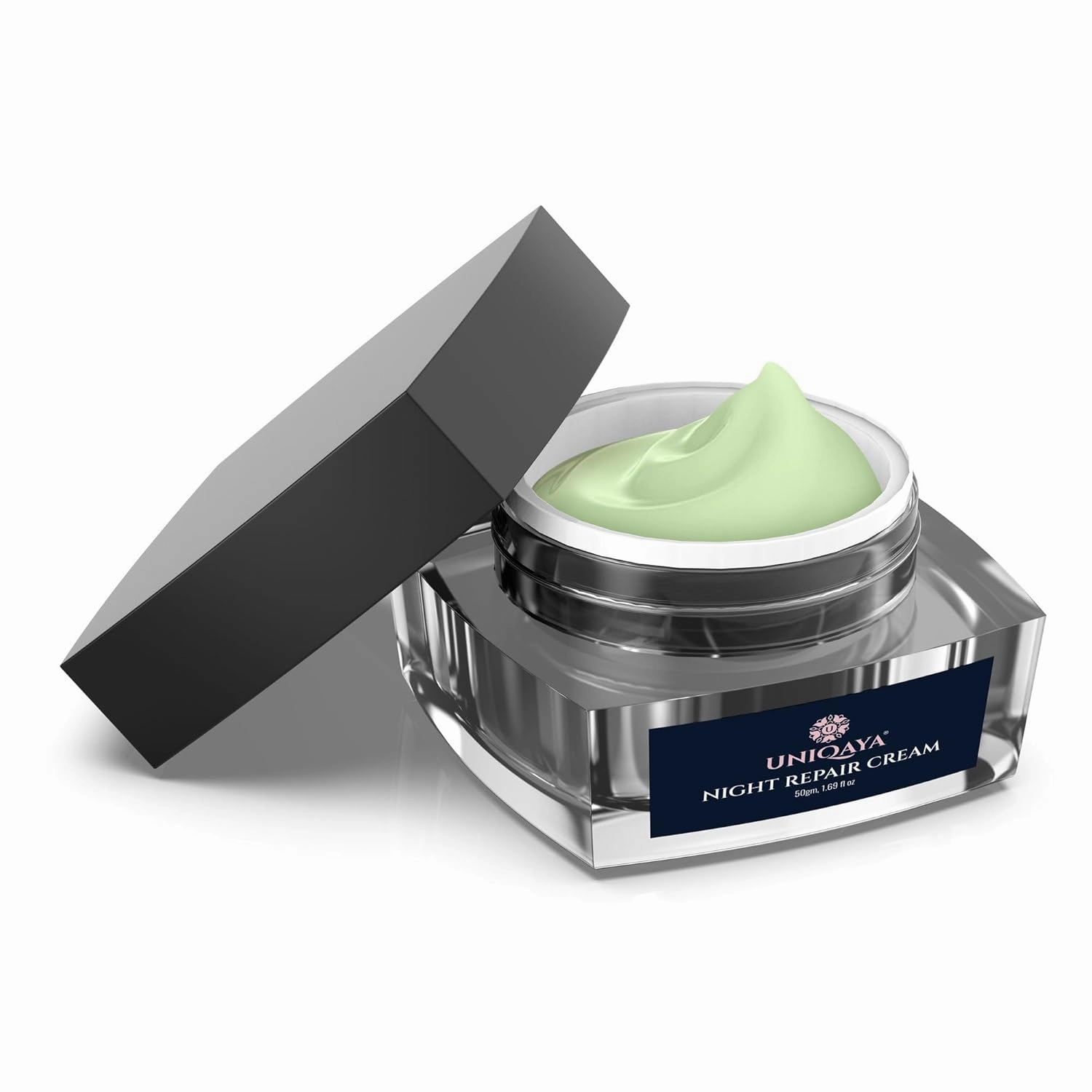 Niacinamide Night Cream For Glowing Skin | Anti Aging Cream Women Men With Resveratrol Ceramides and Peptides Moisturizer | Reduces Fine Lines & Wrinkles | For All Skin Types 50 g (Pack of 1)