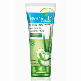 Nourishing Aloe Vera & Cucumber Gel| Protects from Acne, Cuts & Rashes|Refreshing & Soothing Care|Paraben free|For Oily, Dry, Normal, Combination & Sensitive Skin - 150 g