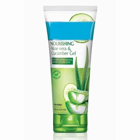 Nourishing Aloe Vera & Cucumber Gel| Protects from Acne, Cuts & Rashes|Refreshing & Soothing Care|Paraben free|For Oily, Dry, Normal, Combination & Sensitive Skin - 150 g