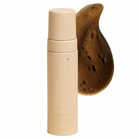 Nuda Bronzefoam Self Tanning Mousse, Lightweight, Fast Drying & Streak Free Self Tanner, Enriched with Coconut Oil, Cucumber & Mango Extracts, Hydrating Formula, Mango Fragrance, Vegan, Medium, 6.4 Oz