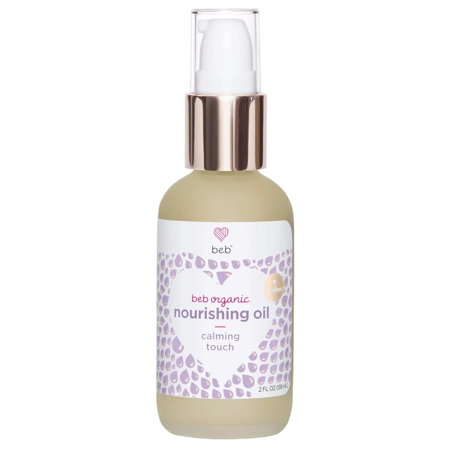 Nurturing Oil - Blend of Rosehip and Cranberry Oils - Moisturizing Baby Oil For Daily Use on Preemie and Newborn Hair, Face and Body (2 Fl Oz.)