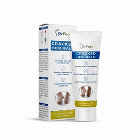 Nutranix Hrz Cracked Heel Balm with Urea, Aloe Vera Gel & Tea Tree Oil for Rough, Thick, Dry, Cracked Skin | and Moisturizes for Healthy Feet – 50gm