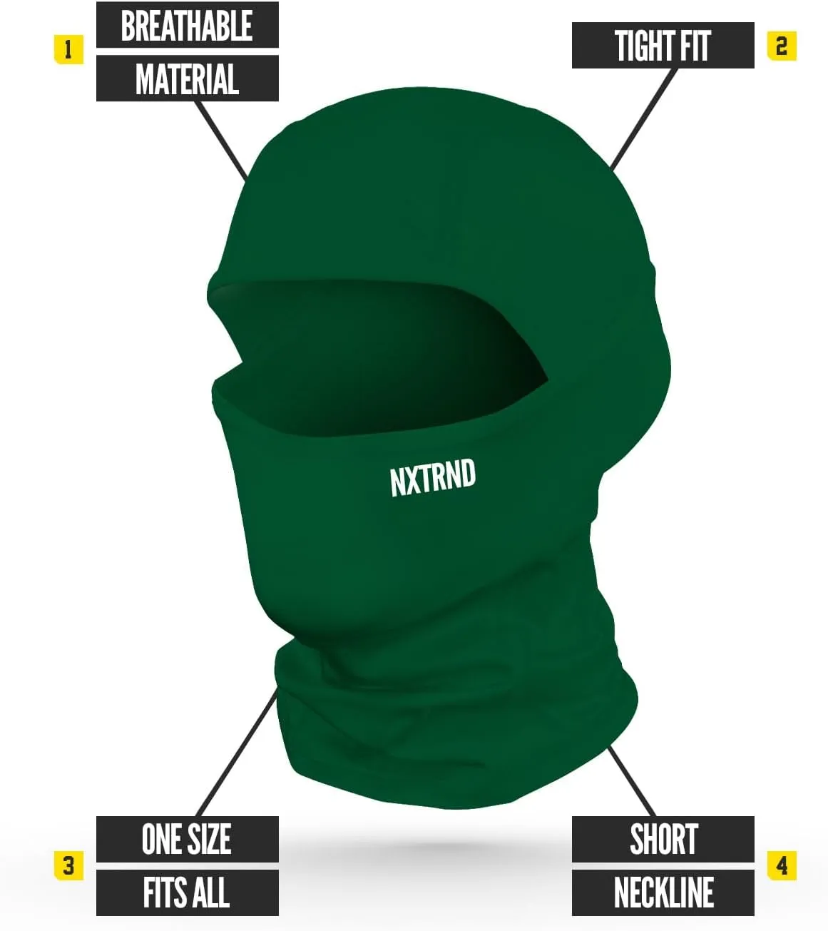Nxtrnd Football Ski Mask, Shiesty Mask, Cooling Sports Balaclava