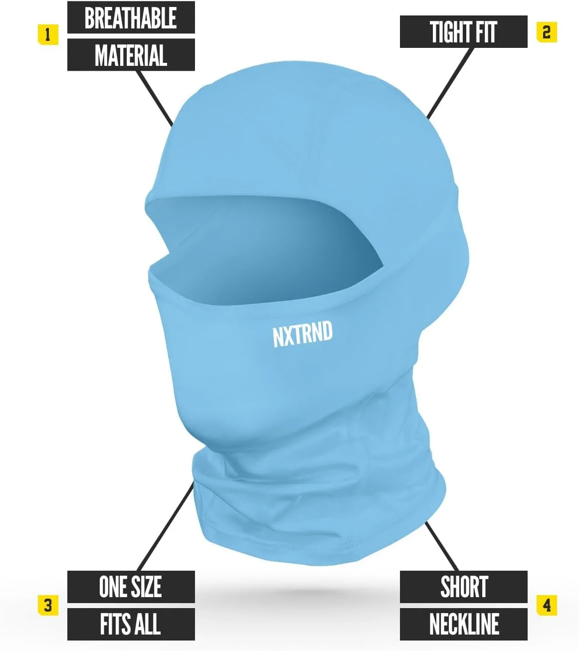 Nxtrnd Football Ski Mask, Shiesty Mask, Cooling Sports Balaclava