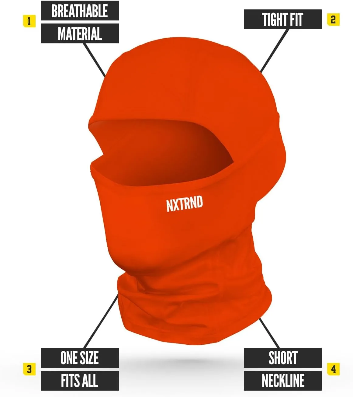 Nxtrnd Football Ski Mask, Shiesty Mask, Cooling Sports Balaclava