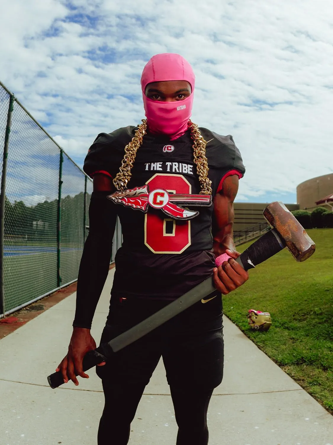 Nxtrnd Football Ski Mask, Shiesty Mask, Cooling Sports Balaclava