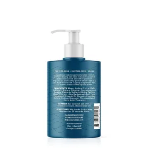 Oars   Alps Hydrating Liquid Hand Soap, Made with Coconut Oil & Aloe Vera to Moisturize Dry Hands, Gentle Hand Wash with Vitamin E, Fresh Ocean Splash Scent, 10 Fl. Oz Bottle (Pack of 2)