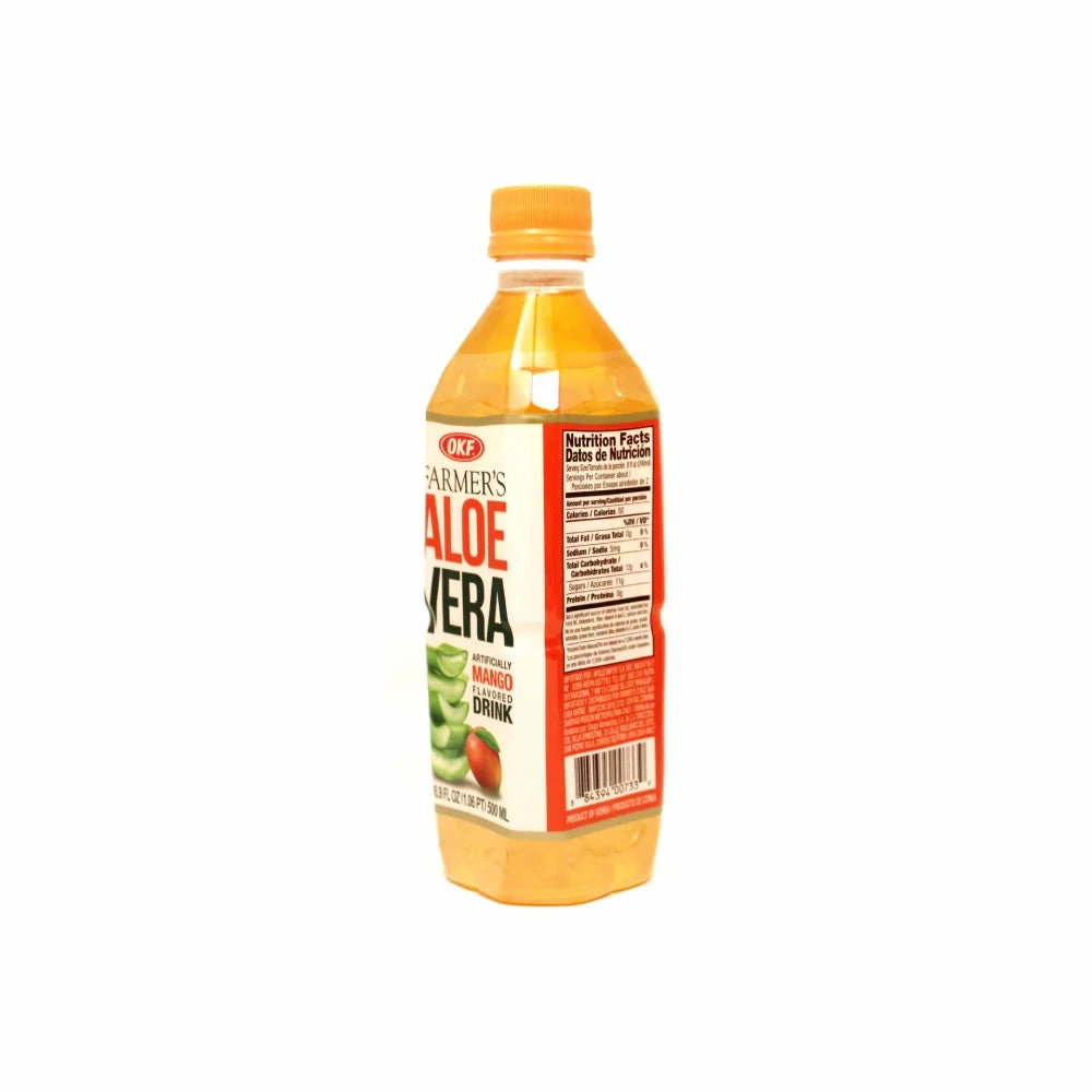 Okf Aloe Vera Drink Mango 20 units (16.9 oz/units) From Mexmax INC.