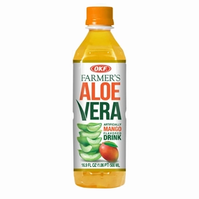 Okf Aloe Vera Drink Mango 20 units (16.9 oz/units) From Mexmax INC.