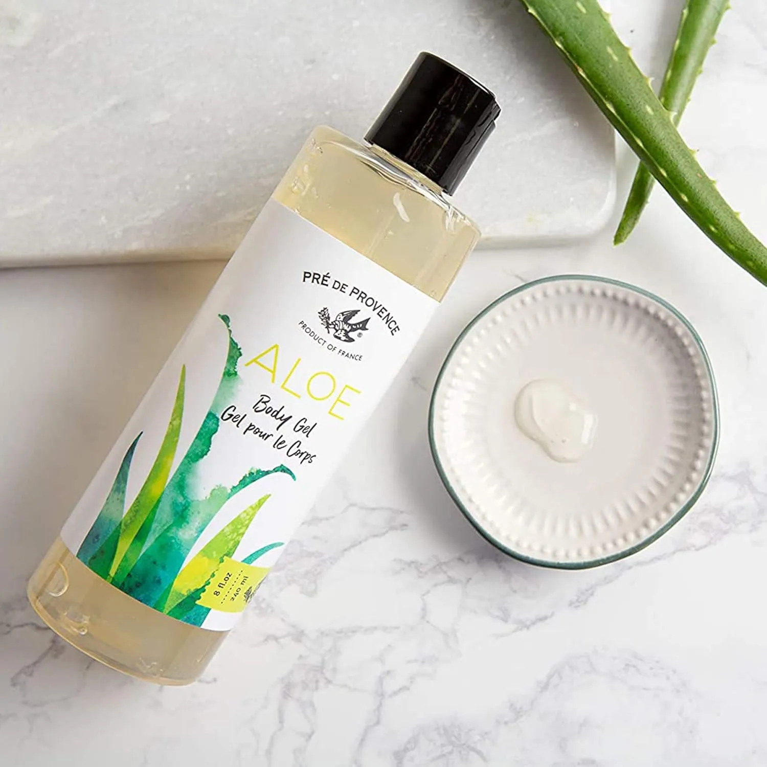 Organic Aloe Collection Hydrating Body Gel (8oz), Fresh Cucumber Scent